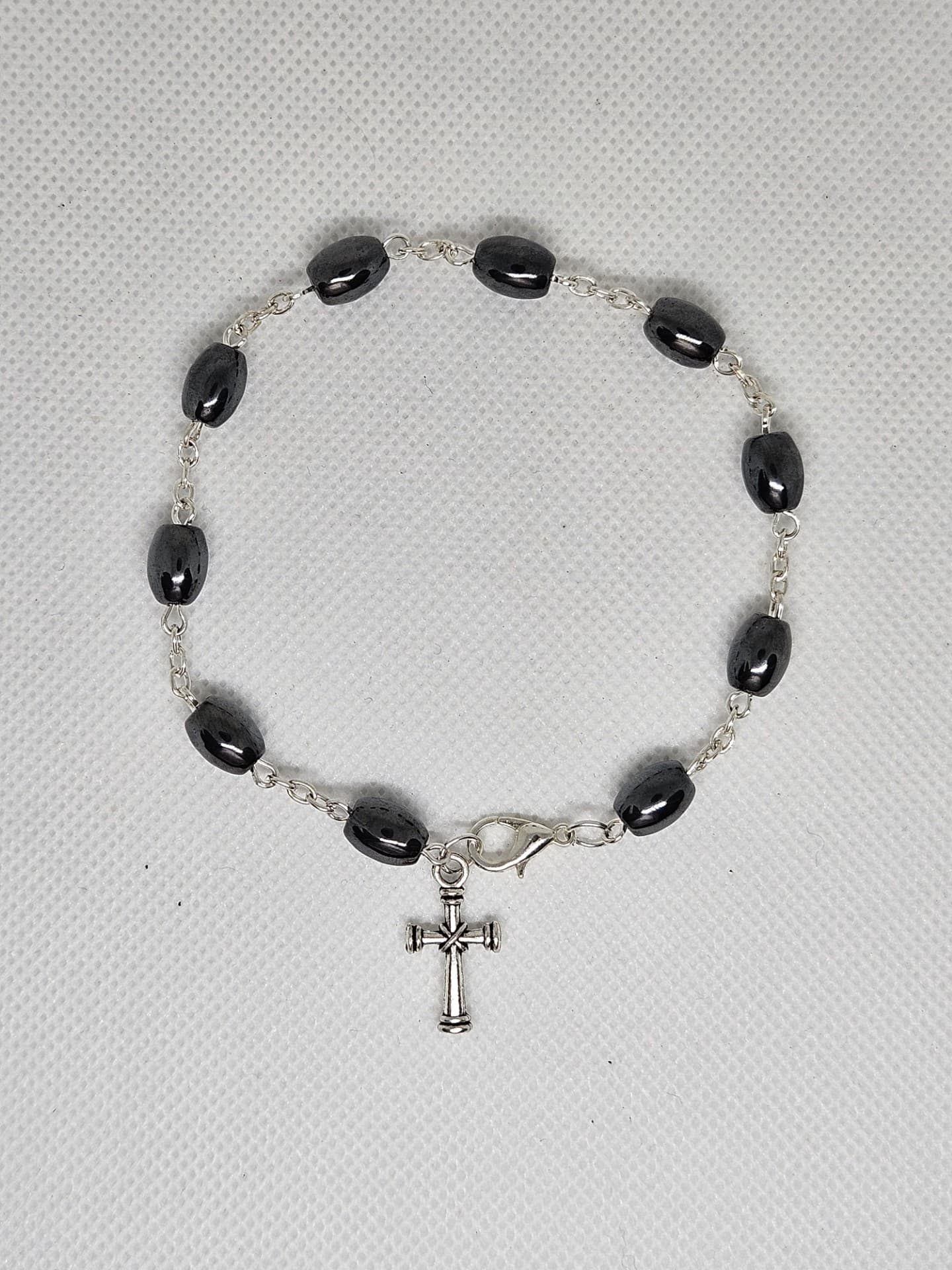 Bracelet – Hematite metal links