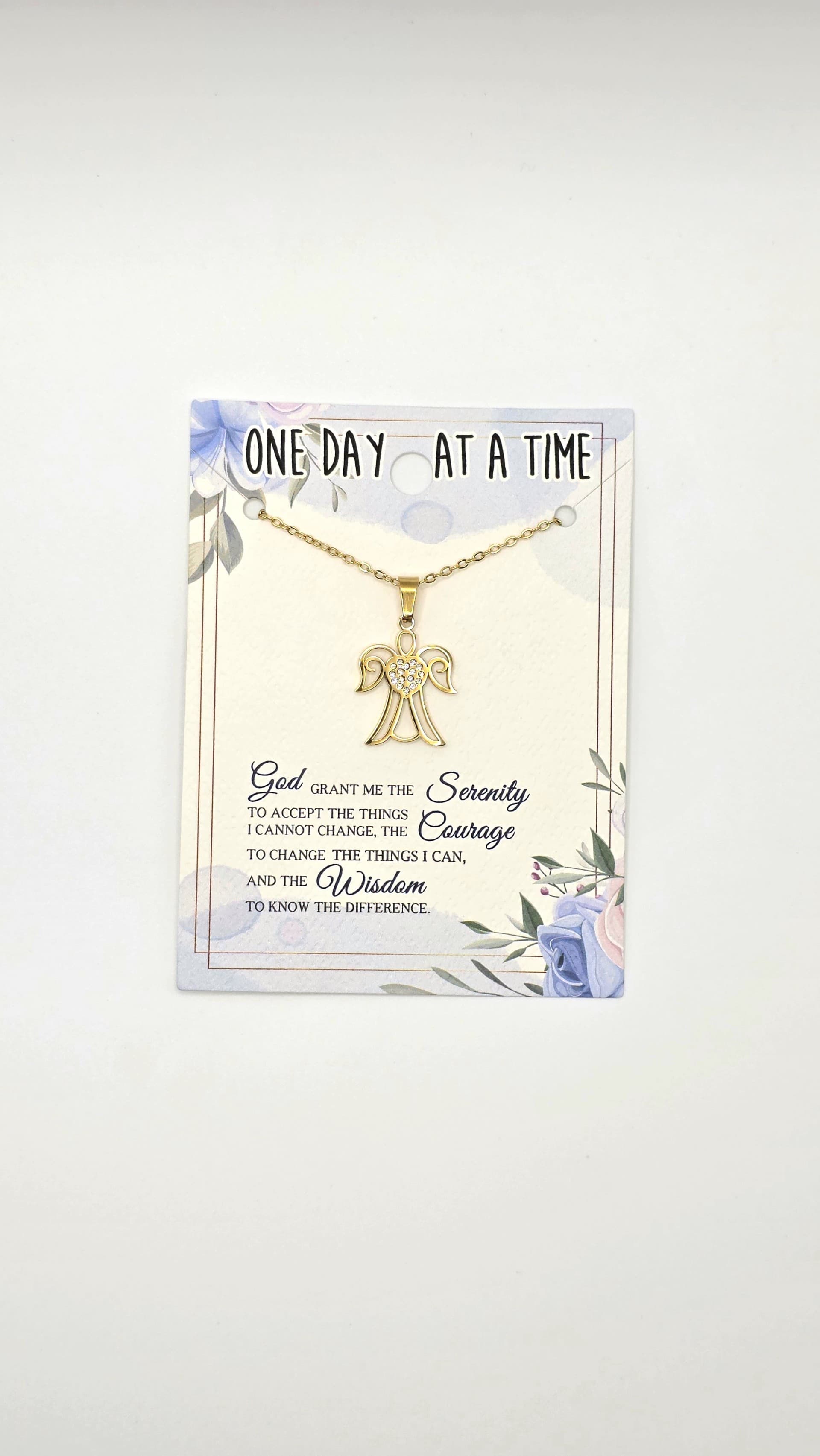 Necklace Gold Colour Angel