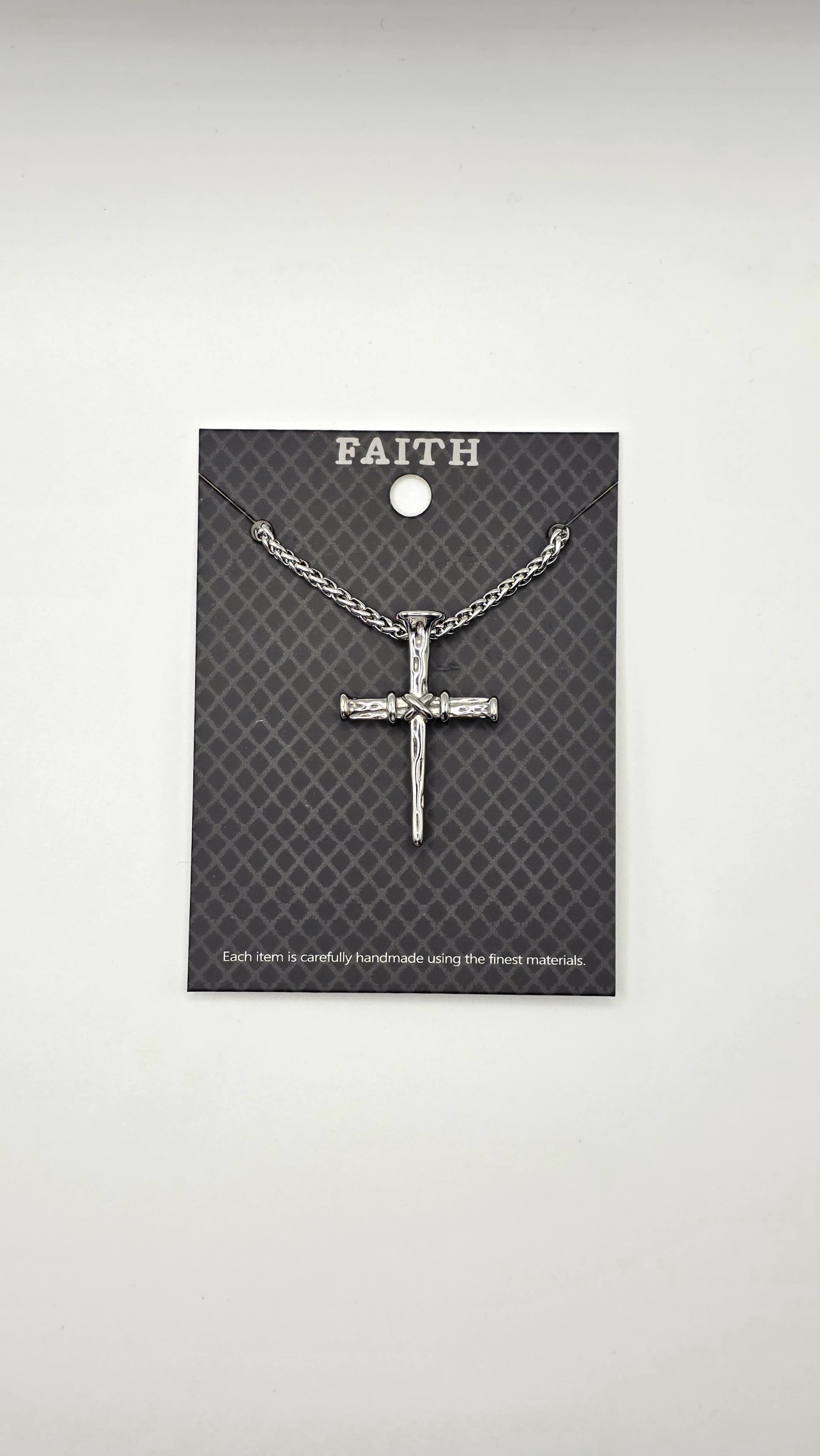 Men's Necklace – Cross of Nails
