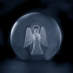 Angel with Halo Paperweight