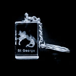 St George and the Dragon Keyring