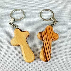 Holding Cross Keyring