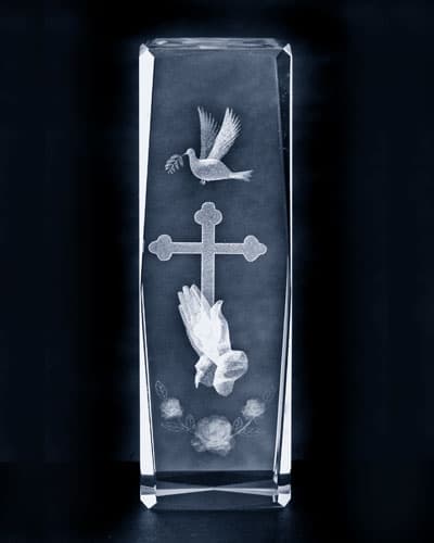 Cross, Hands and Dove